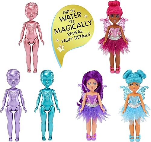 Miniatura 4 de MGA Entertainment Dream Bella Color Change Surprise Little Fairies - Muñeca de 5.5 pulgadas y unicornio pequeño, paquete de 2 unidades, Aubrey y
