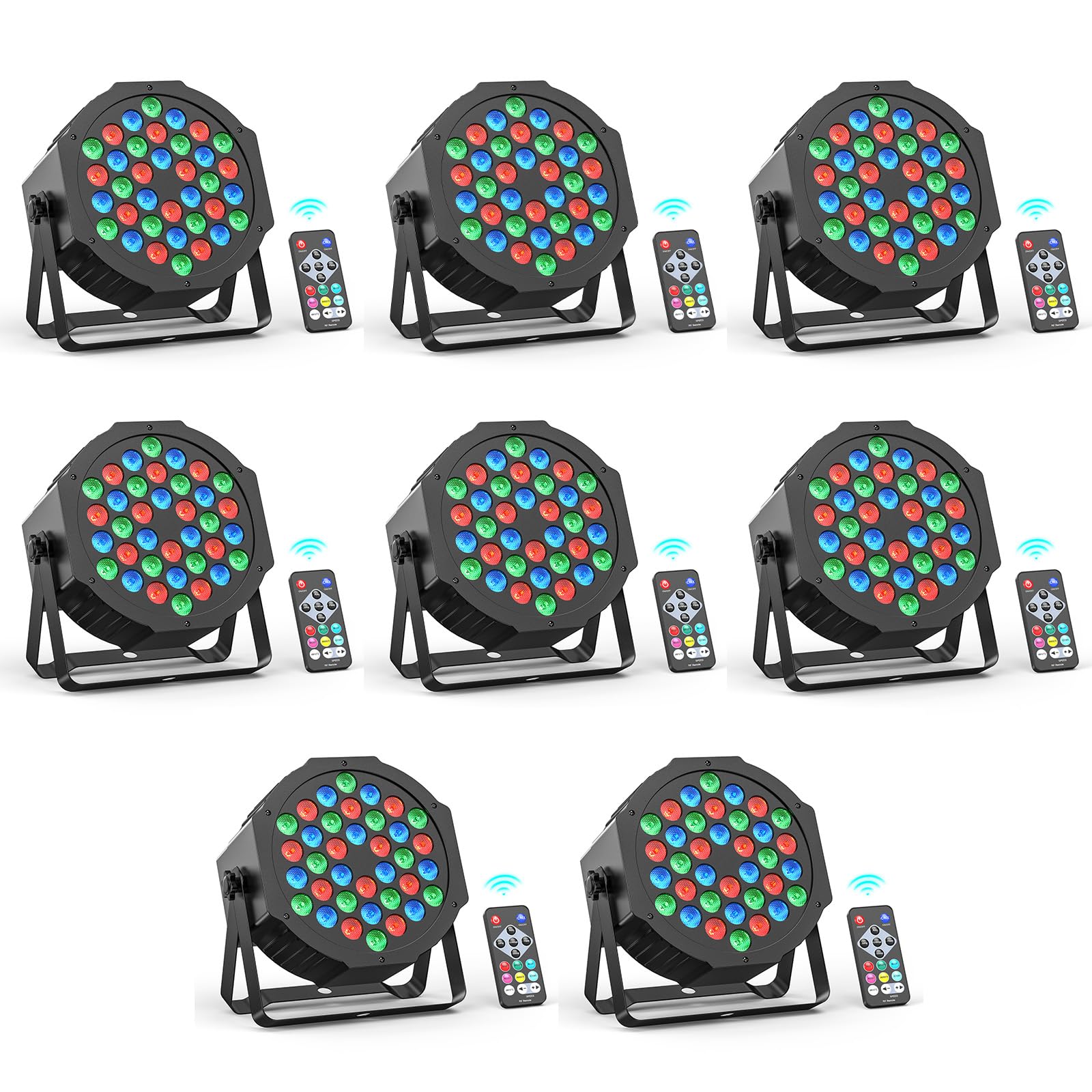 Amazon.com: 36 LED RGB Stage Par Light DMX Lighting Stage Uplights