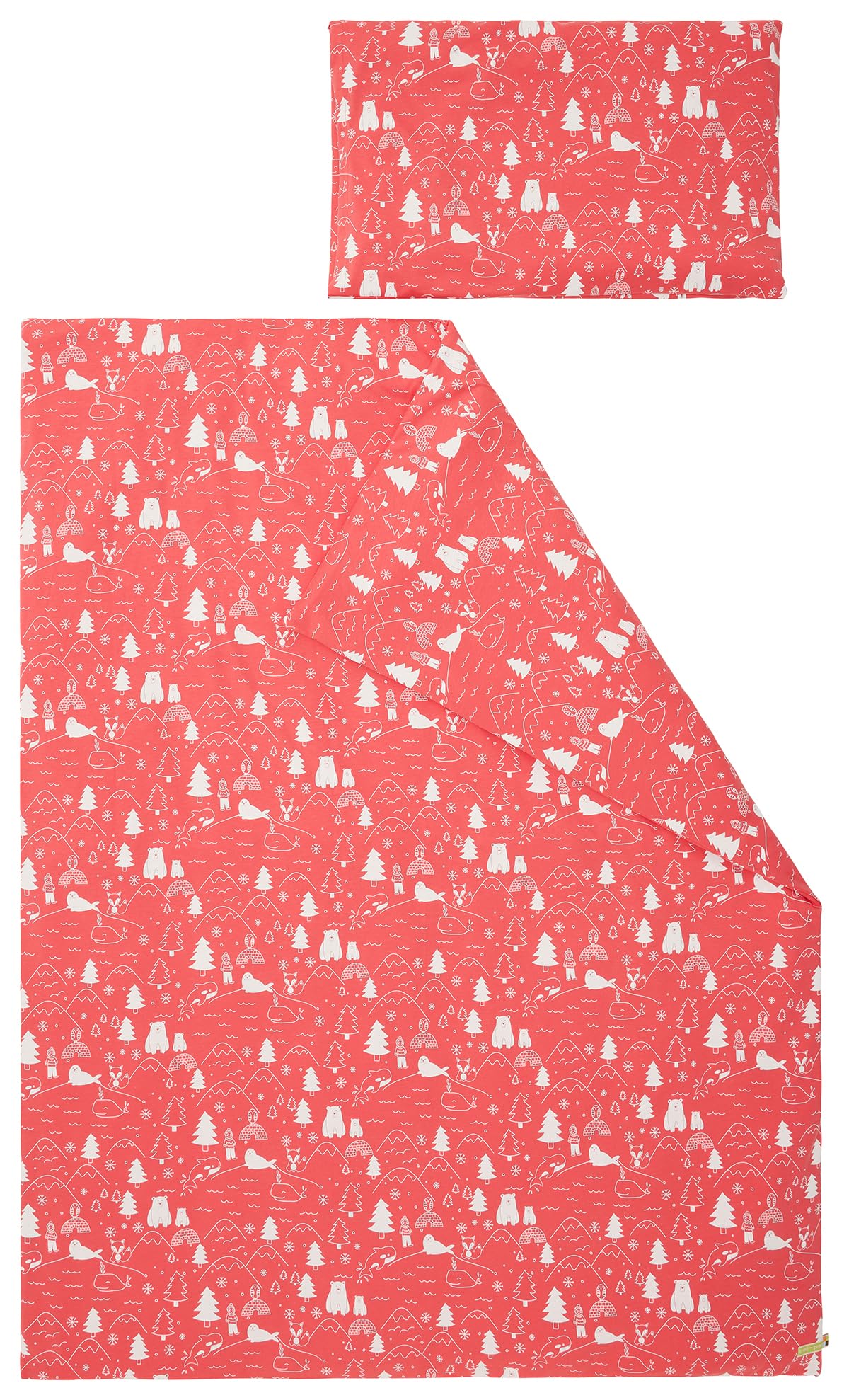 Kinder Jersey Bettwäsche-Set aus Bio Baumwolle 100 x 135cm, Kissen 40 x 60cm, GOTS zertifiziert