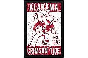 Alabama Crimson Tide Big Al Mascot Poster Art