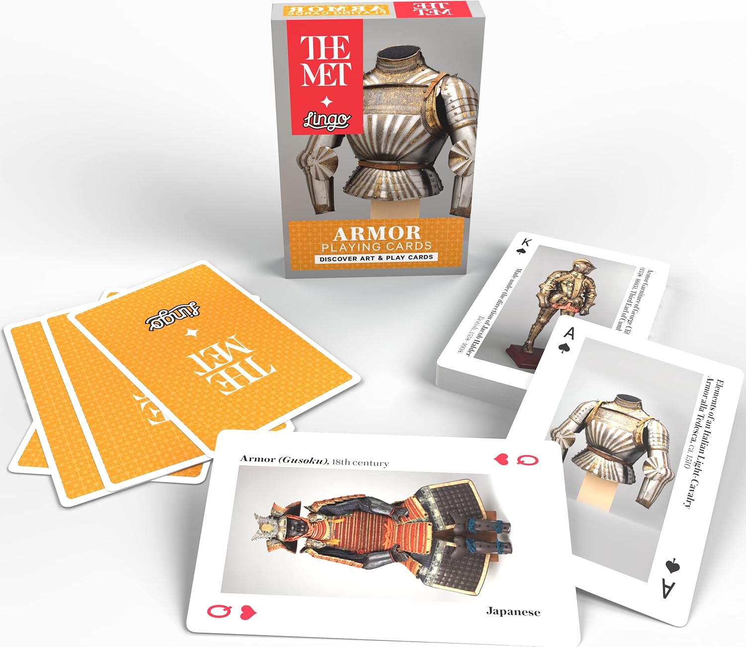 Lingo Armor Playing Cards - The Metropolitan Museum of Art x Discover Art & Play Cards