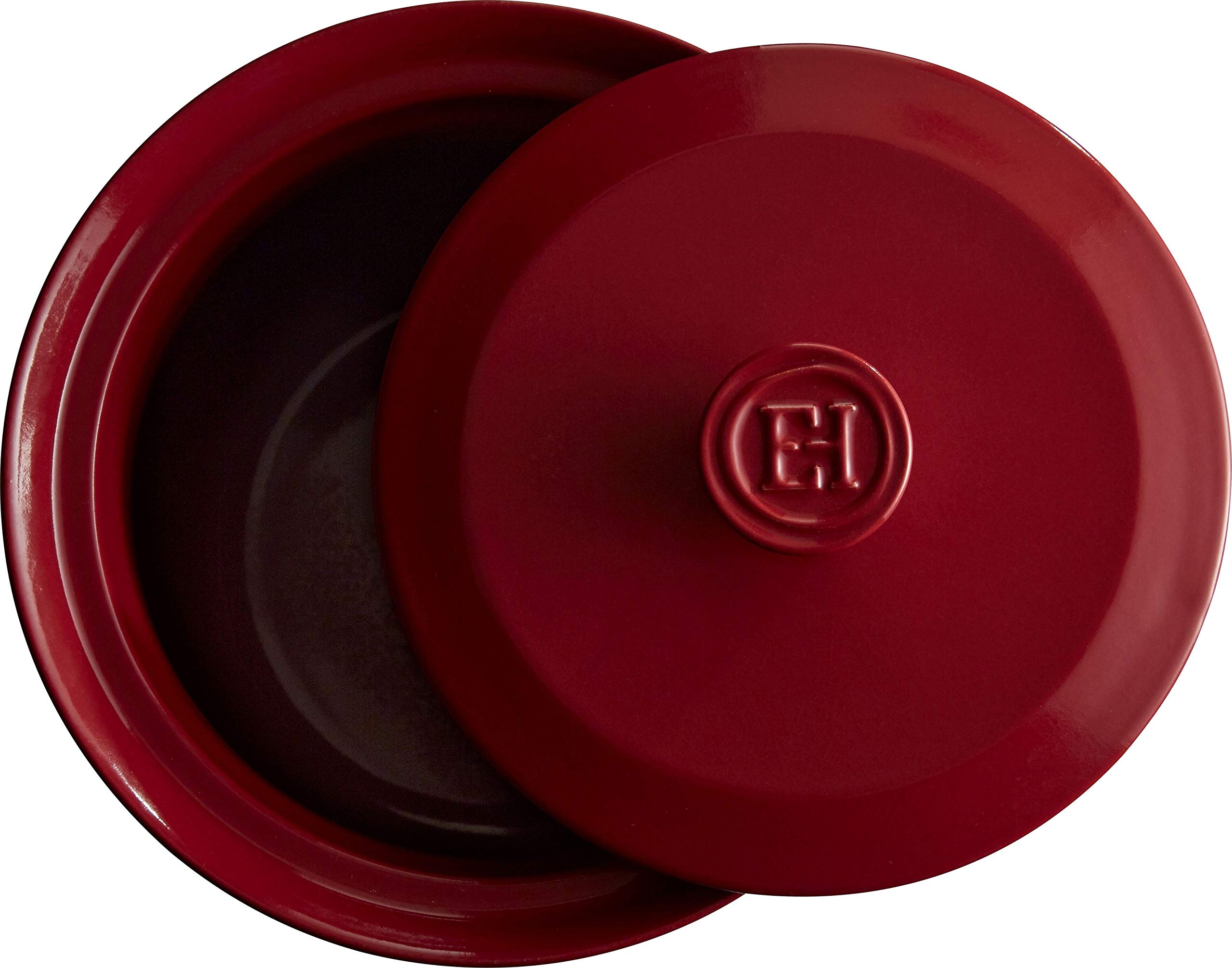 Emile Henry Ceramica Kessel, 4L, Ceramica, Rosso, 22.5 cm cm