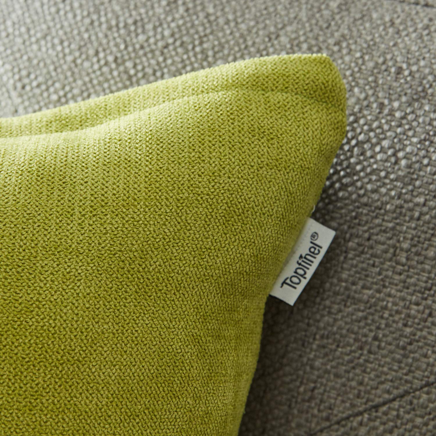 Amazon.co.jp: Topfinel クッションカバー リネンっぽい 65×65cm 北欧