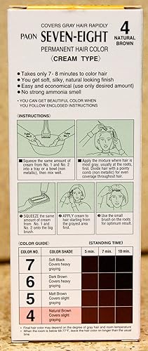 Miniatura 2 de Recambio de crema para el cabello, marrón natural No. 4