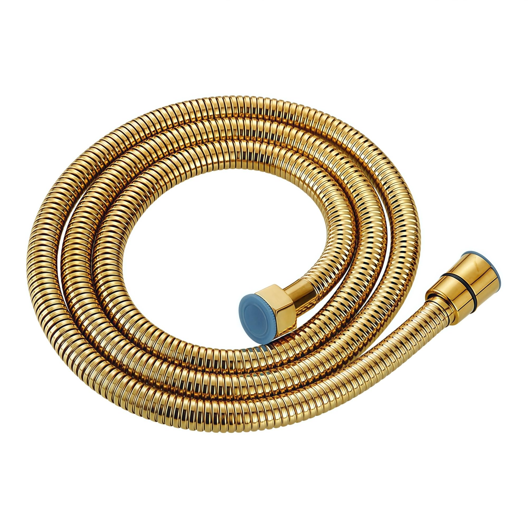 Shower Head, Shower Set, Brass Retro Telephone Shaped Shower, Used in Bathroom and Shower Room-Copper Bracket(Golden Shower Hose) โ image 1