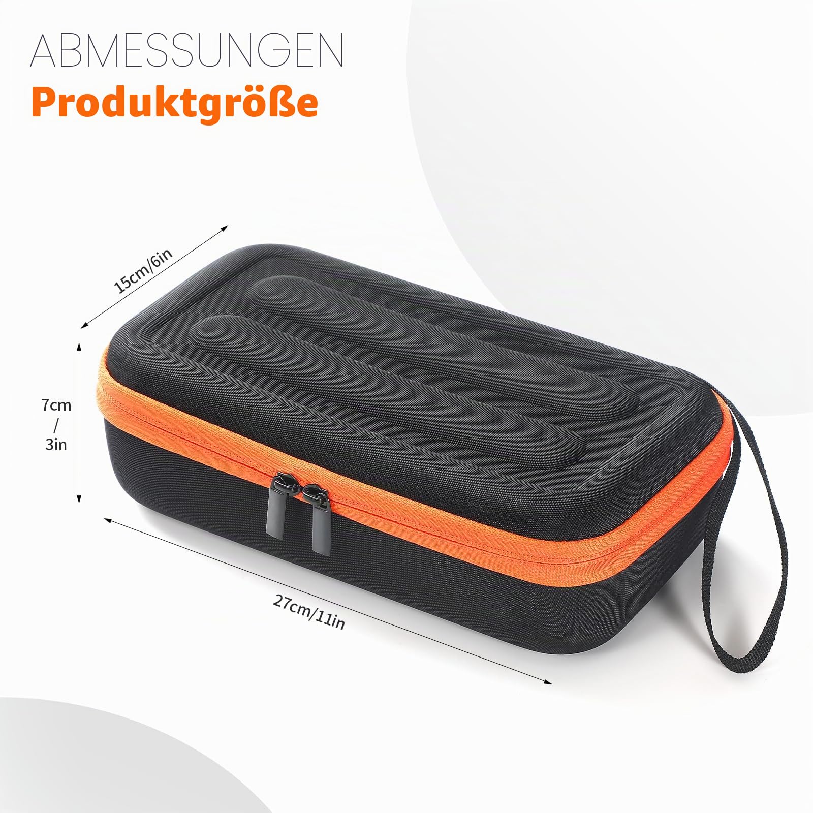 Tragbare Aufbewahrungstasche für JBL PartyBox kabelloses Mikrofon, wiederaufladbare Mikrofone, Reisetasche, Organizer, Box, Handtasche, Schwarz