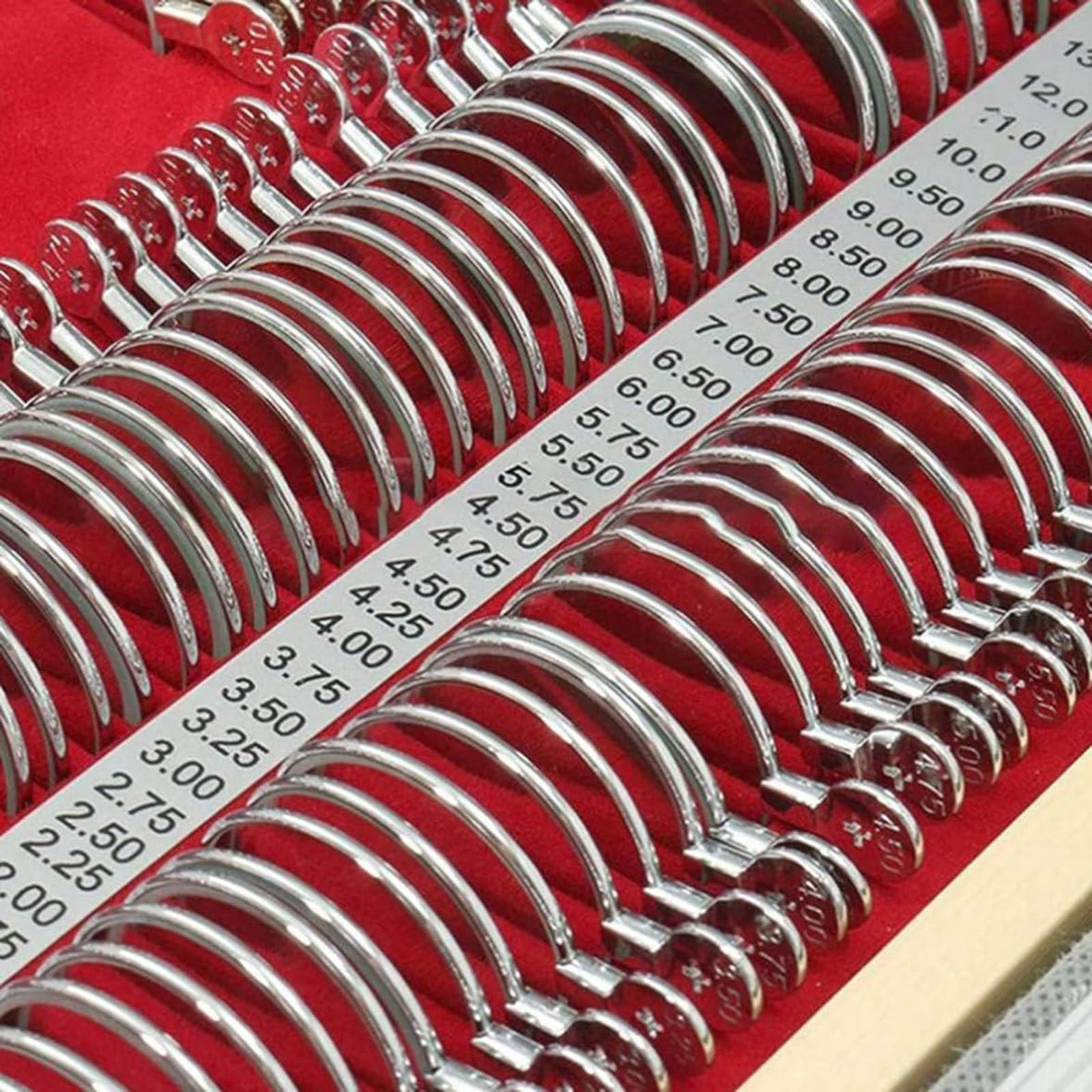 Zestaw soczewek próbnych - 266 szt. z metalową ramką i aluminiową obudową, profesjonalny sprzęt okulistyczny z oprawką próbną