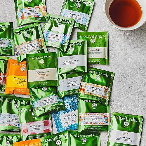 Miniatura 9 de Palais des Thés - Genmaicha Yama - Té verde japonés y arroz asado - Bolsas de té premium, sirve 20 tazas