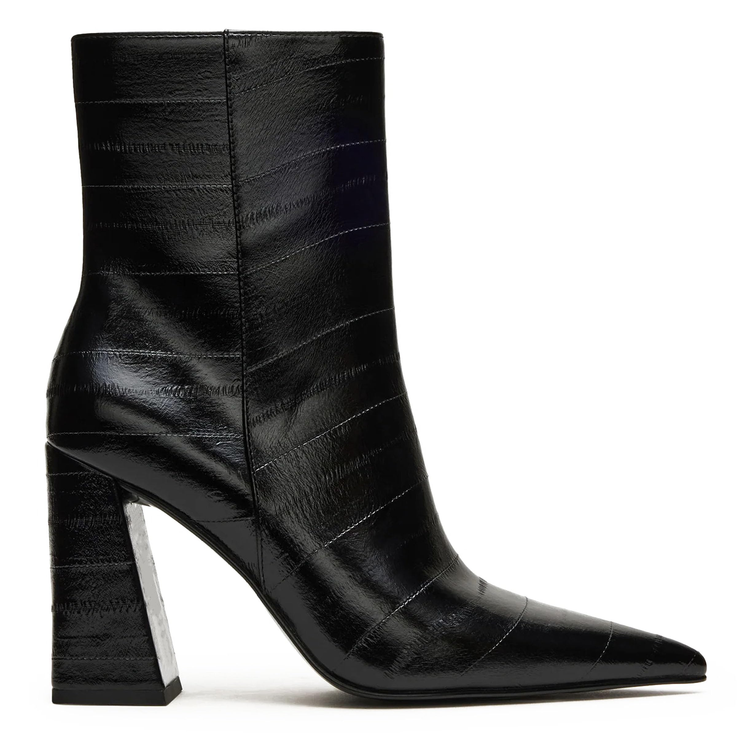 Ankle Boots for Women Pointed Toe Short Boots Chunky Heel Booties Side Zipper Fall Winter Office Shoes