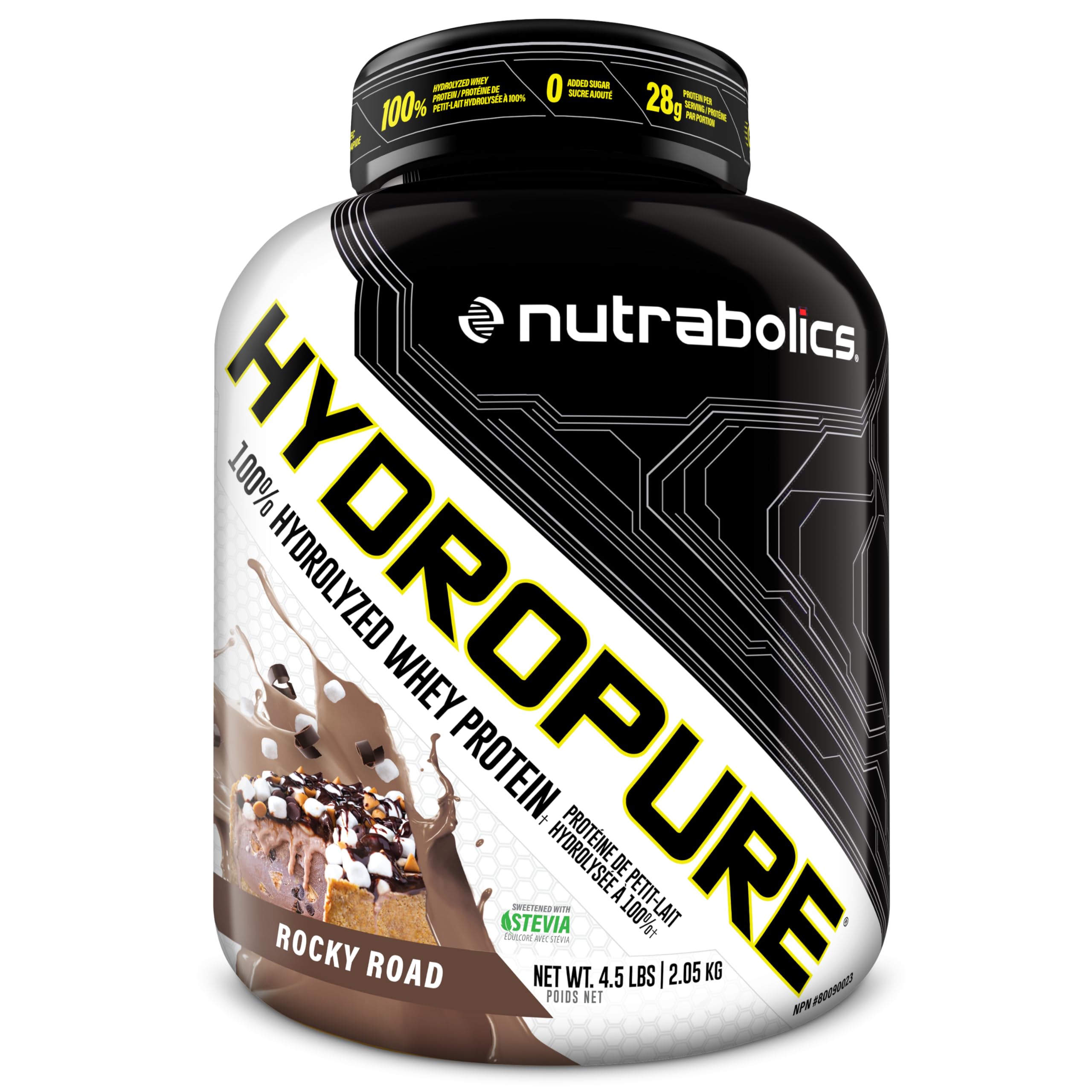 Nutrabolics Hydropure Whey Protein Powder | 100% Hydrolyzed Whey Protein | 28g Protein, Fast Absorbing Protein, Low Fat, Low Carbs | 4.5LB (Vanilla Milkshake) — Amazon image 13