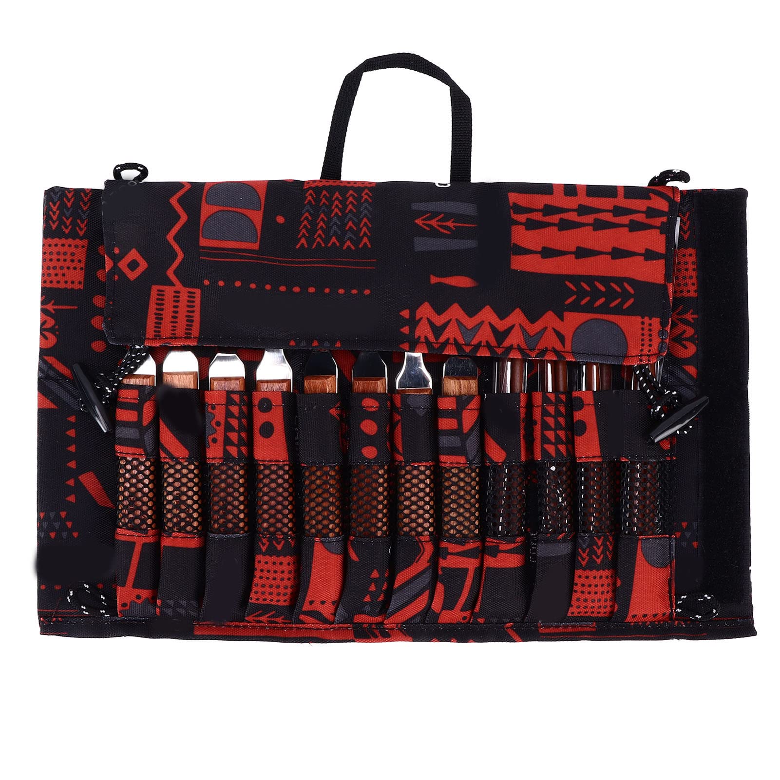Set di stoviglie da 12 pezzi in acciaio inossidabile con manico in legno Set da 4 persone per esterni, cucchiai, forchette, bacchette per barbecue, campeggio, picnic