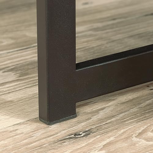 Miniatura 4 de Sauder Briarbrook - Escritorio de madera para computadora con gabinete en roble barril