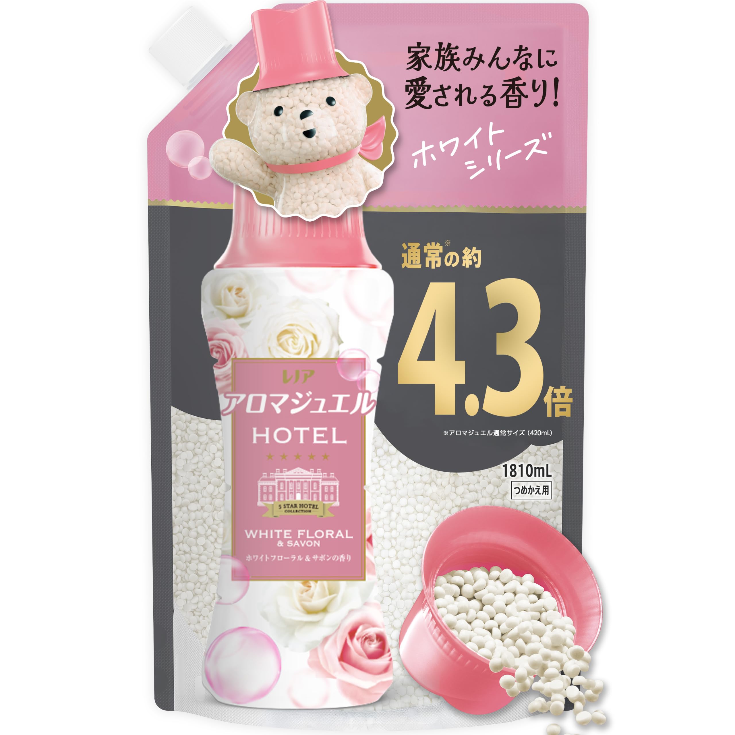 レノアアロマジュエル　 　ホワイトサボンの香り Amazon.co.jp: レノア アロマジュエル HOTEL お洗濯の香り付けビーズ
