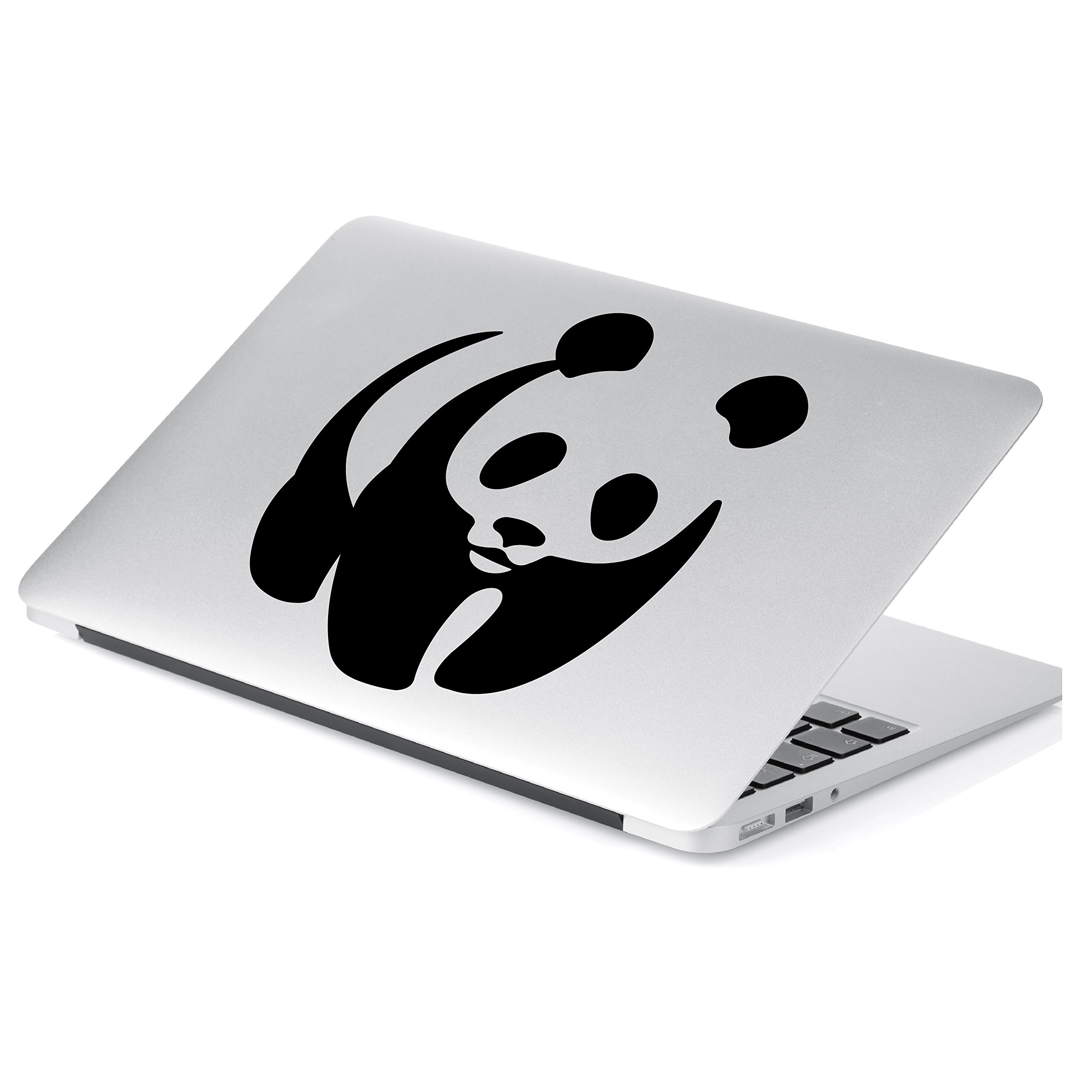 Voiture Panda + Decals De Bambou Surface De La Fenêtre