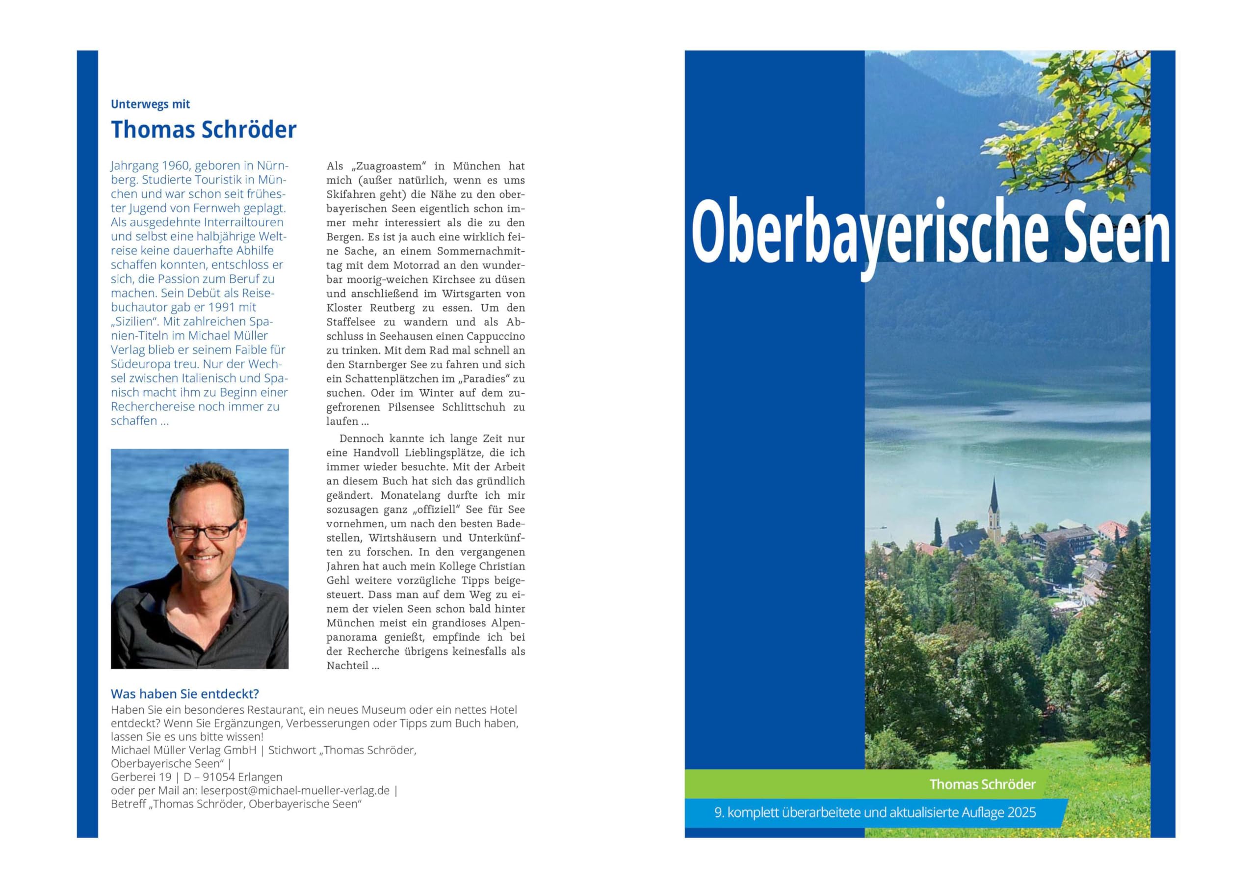 MICHAEL MÜLLER Reiseführer Oberbayerische Seen: 100% authentisch, aktuell und vor Ort recherchiert. Inkl. App. (MM-Reisen)
