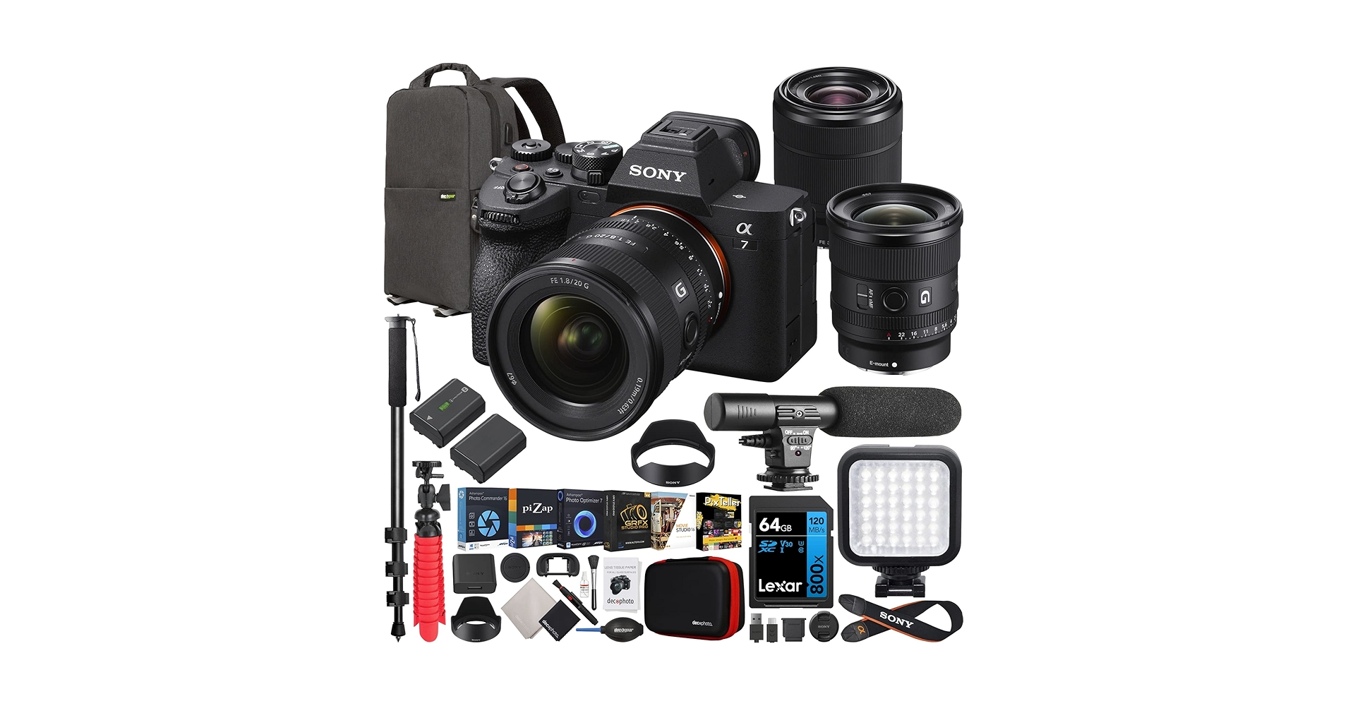 Amazon.com : Sony a7 IV Full Frame Mirrorless Camera Body with 2