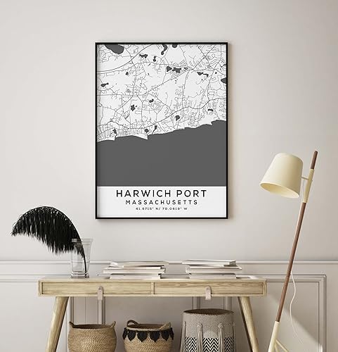 Miniatura 8 de Mapa de Harwich Port, Massachusetts, Light 2 (18x24)