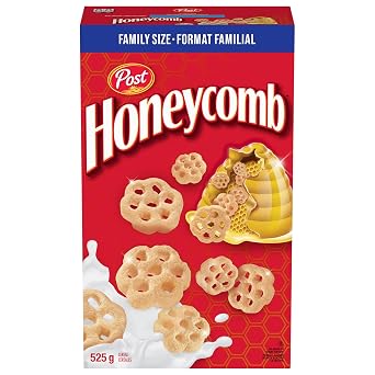 Post Honeycomb Cereal Family Size, 595g/21 oz., Box {Imported from Canada}