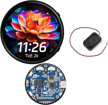 ESP32-S3 1.75 Inch AMOLED Touch Board with Protective Case