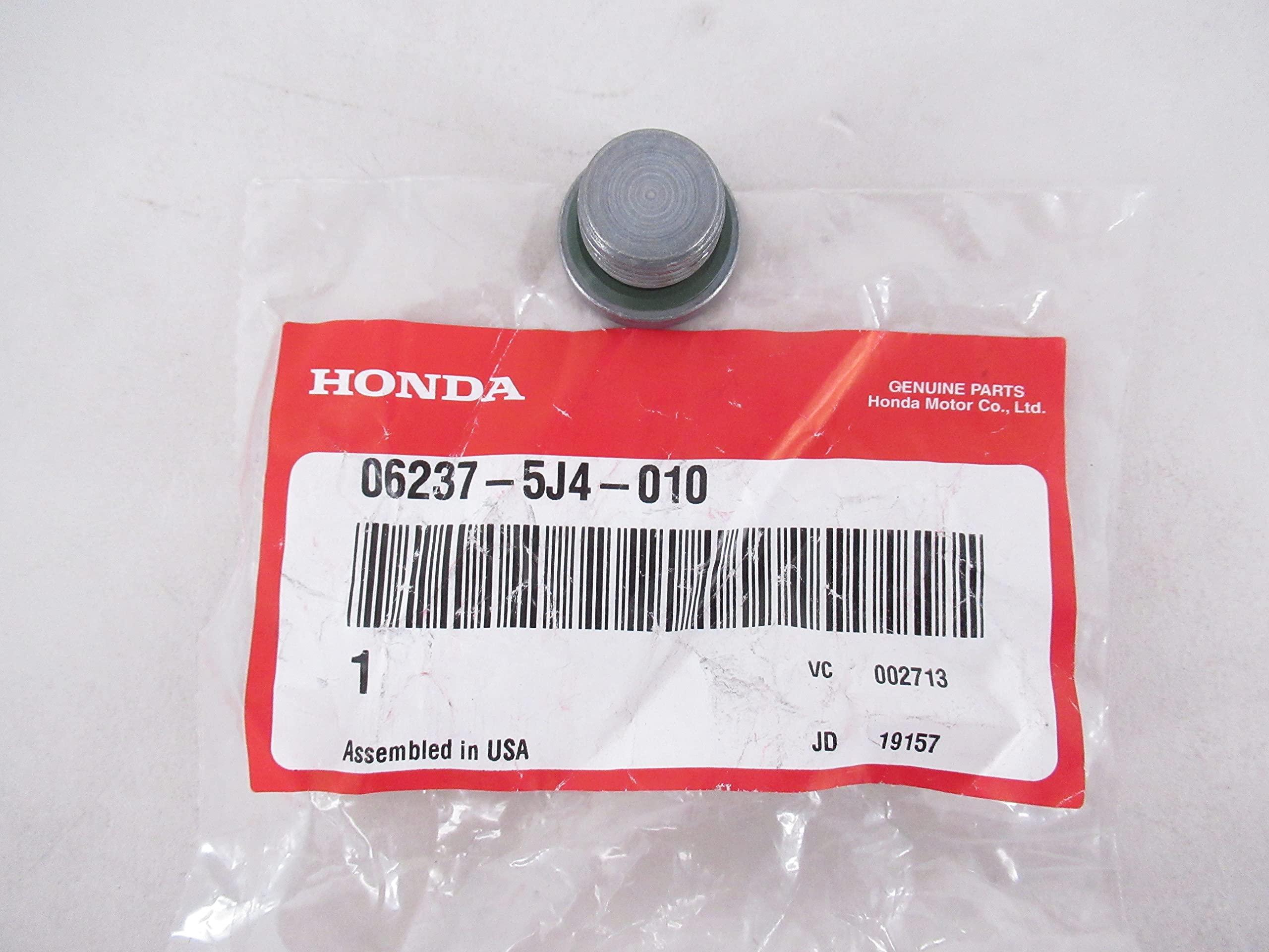 Amazon.com: OEM Genuine Honda ATF Screw Plug 06237-5J4-010 