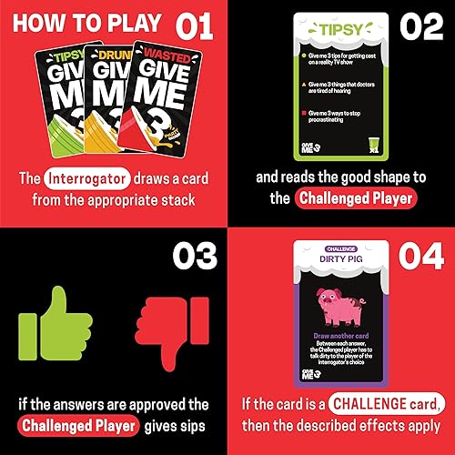 Miniatura 6 de Dame 3 Juego de cartas - Divertidos juegos de beber para adultos  2+ jugadores  Regla de 10 segundos