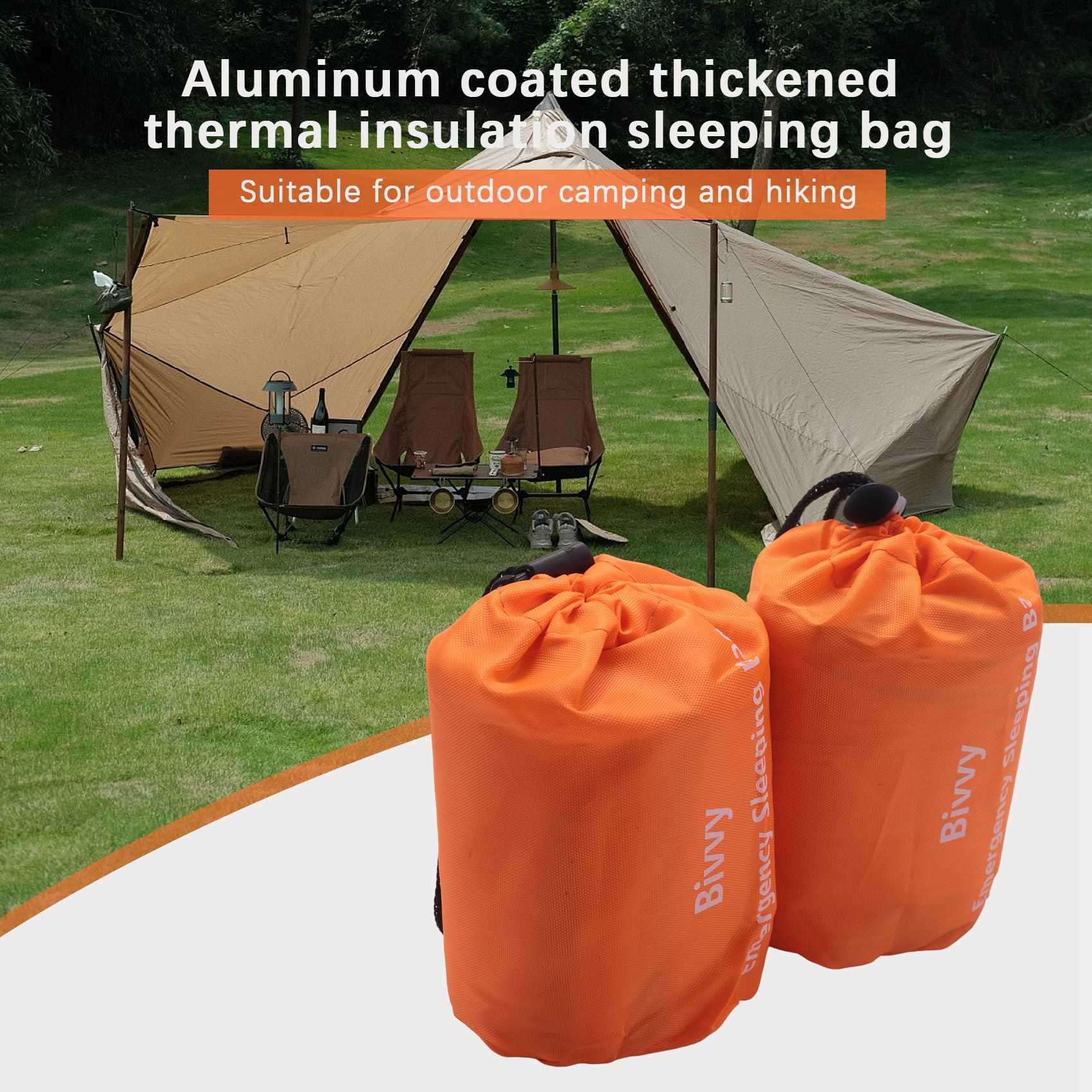 Manta de Supervivencia TéRmica Impermeable de de Dormir de 16 Paquetes para Senderismo Al Aire Libre