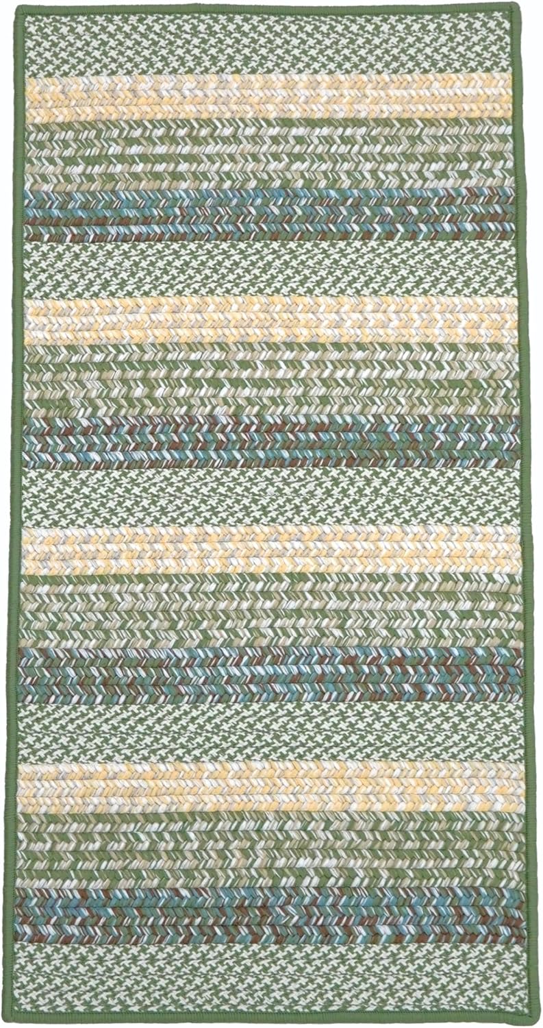 Colonial Mills Noah Stripe Runner - Green Lantern 30" x10'