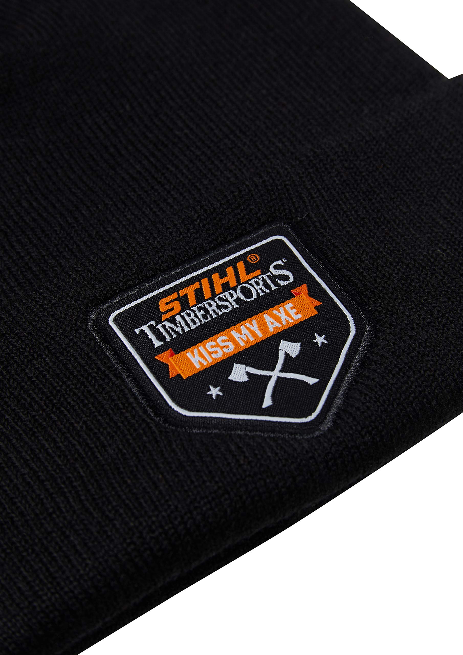 Stihl TimberSport Berretto Cappello Invernale Kiss My Axe Nero