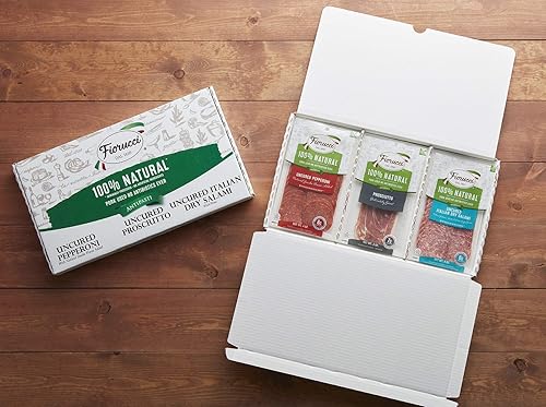 Miniatura 9 de Fiorucci Muestra italiana de antipasti, sin nitritos ni antibióticos, sin curar, pepperoni, jamón y salami, 11 onzas, paquete de 3