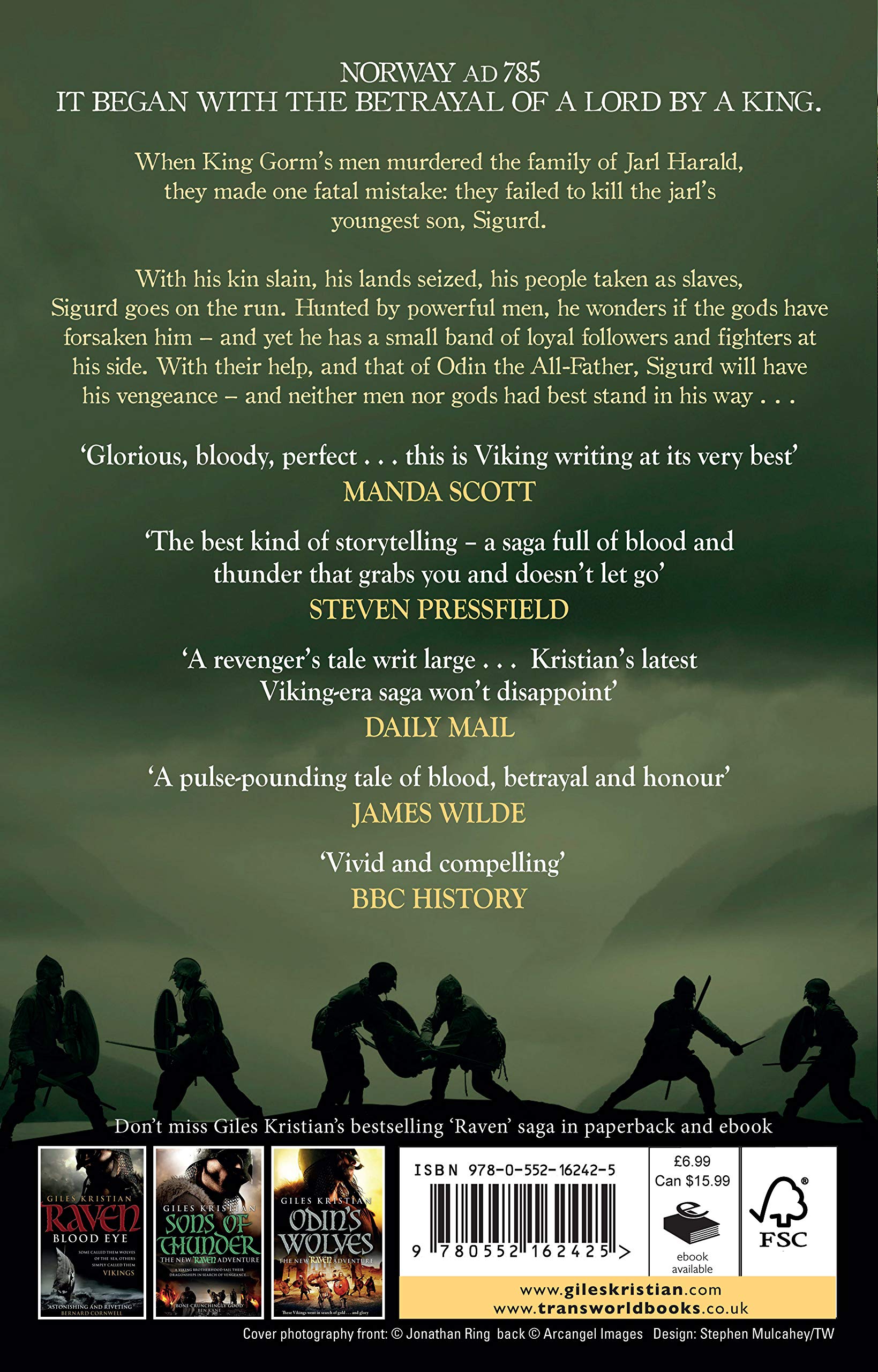 God Of Vengeance - Format B: A thrilling, action-packed Viking saga from bestselling author Giles Kristian: 1 (Sigurd, 1)