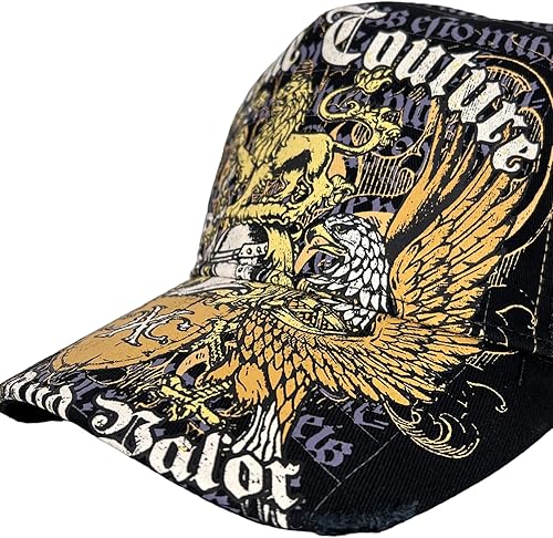 Miniatura 6 de Xtreme Couture by Affliction - Gorra de camionero para hombre, color negro