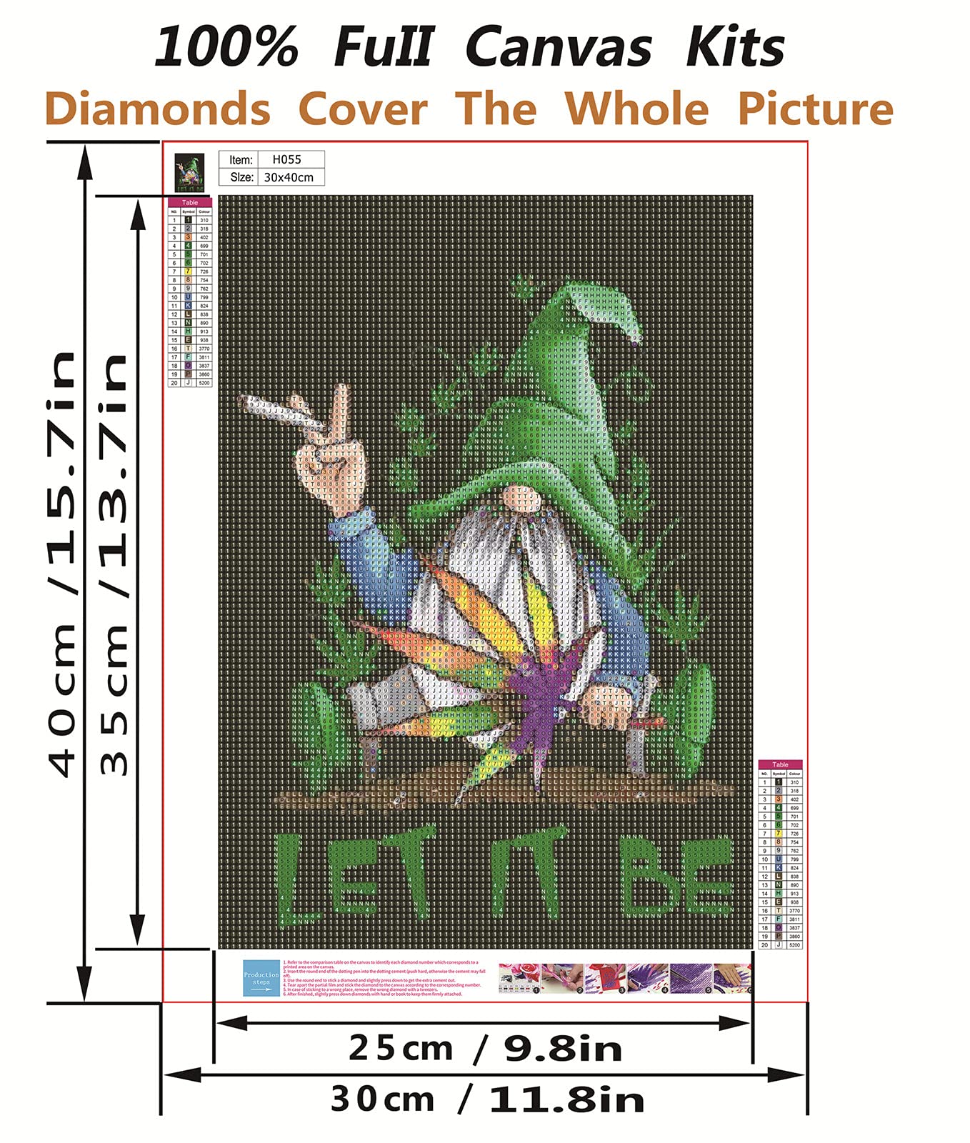Amazon.com: DIY 5D Diamond Art Kits for Adults，Scandinavian Dwarf