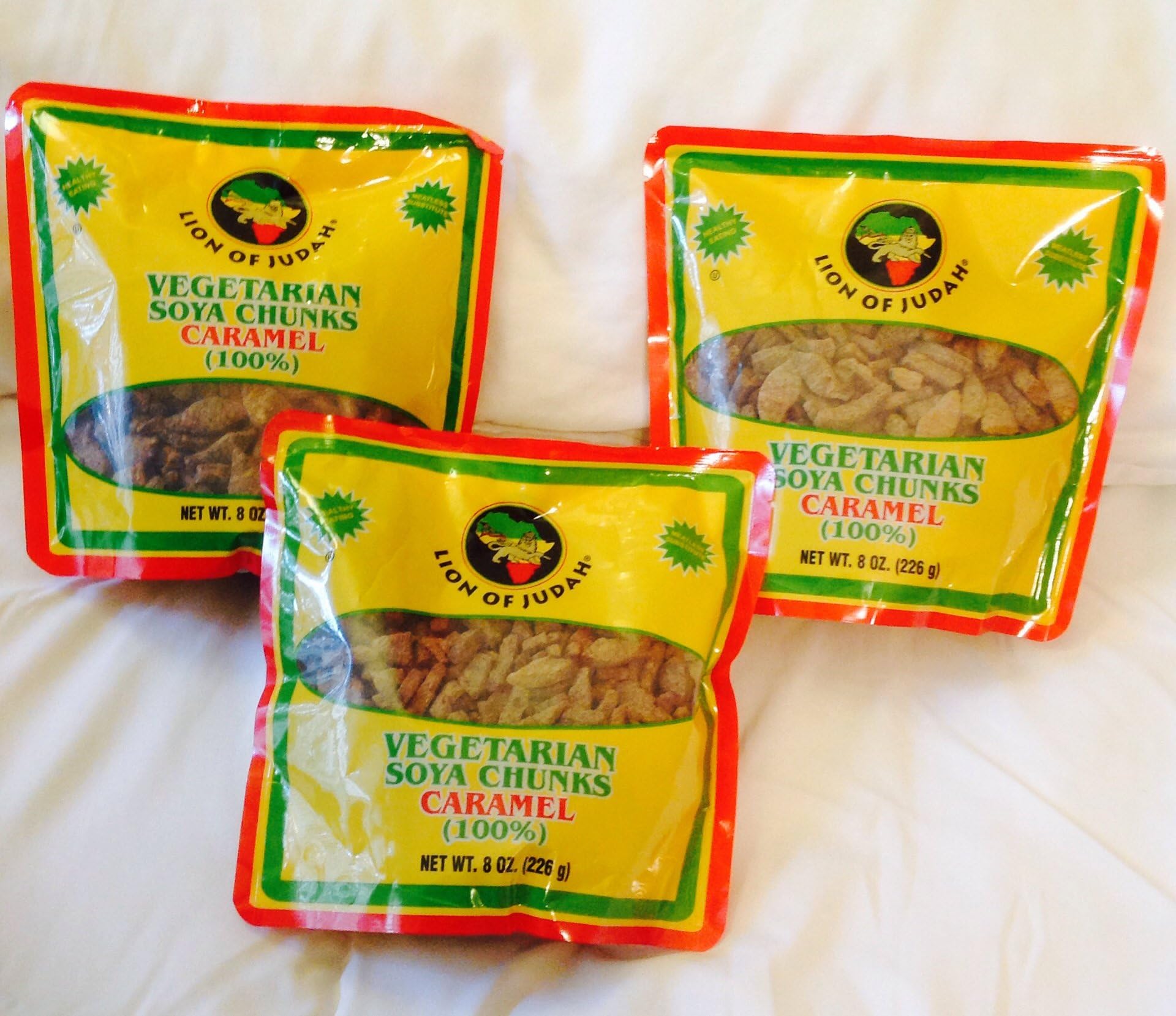 Vegetarian Soya Chunks Carmel 8 oz (6 Pk)