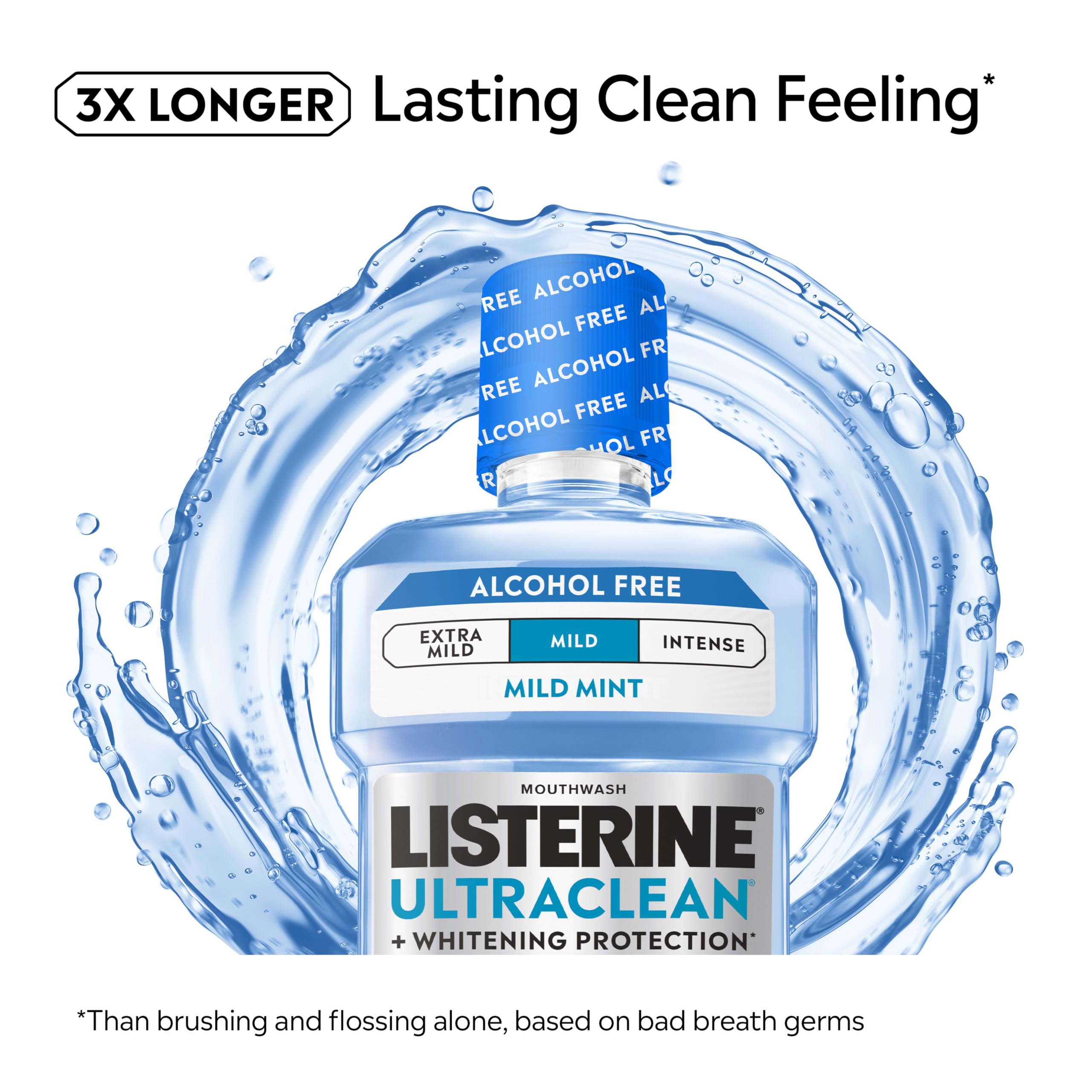 Listerine Ultraclean Mouthwash - Alcohol-Free & Whitening -5