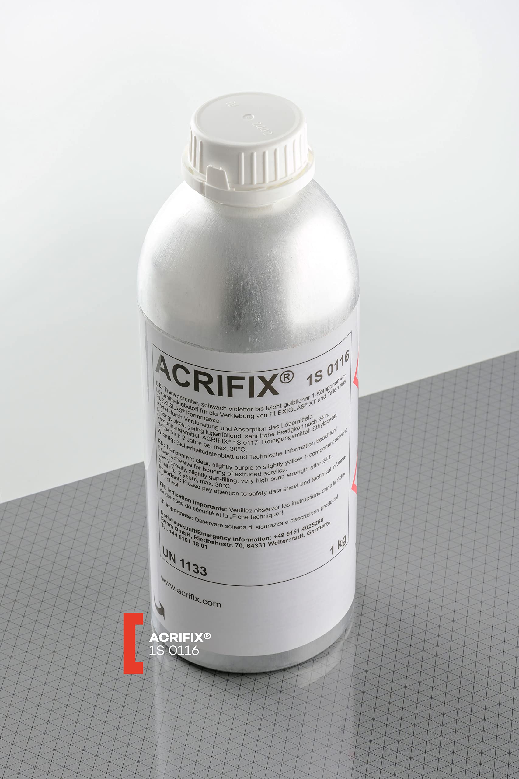 ACRIFIX® 1S 0116 Bouteille en aluminium 1 kg