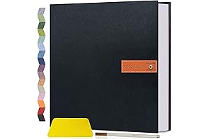 Popotop - Álbum de fotos para familia, libro de recortes autoadhesivo de...