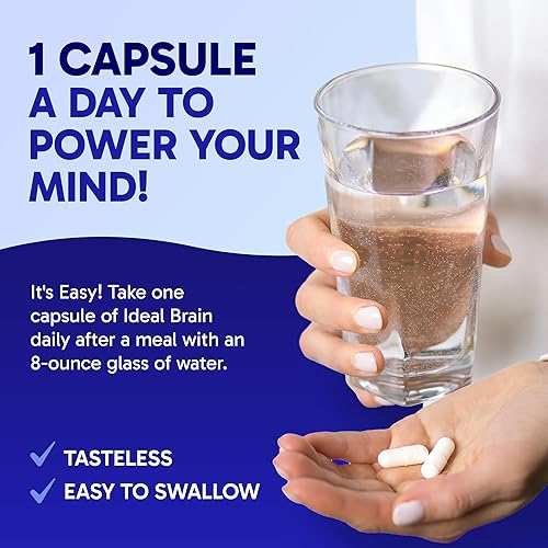 Miniatura 5 de Efectos clínicos: Ideal Brain - Suplemento dietético para el enfoque nootrópico y soporte de memoria, 30 cápsulas - Vitaminas B, GABA, Alpha-GPC -