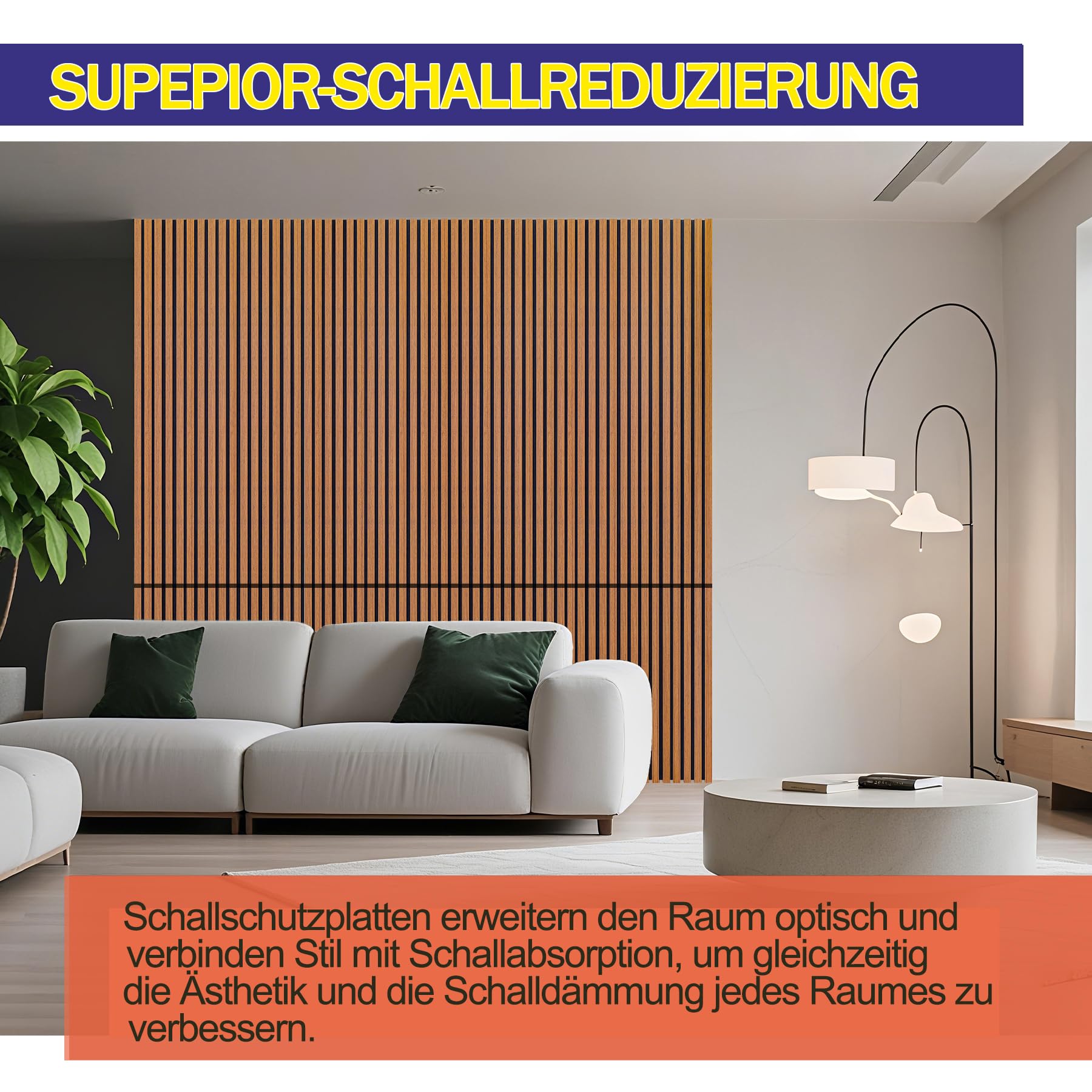 Holzpaneele für die Wand 4 Stück 120 x 60 cm,3D Akustikpaneele Holzlatten Holzoptik Paneele für die Wand,Holz Wandpaneele für die Wanddekoration (Teakholz)