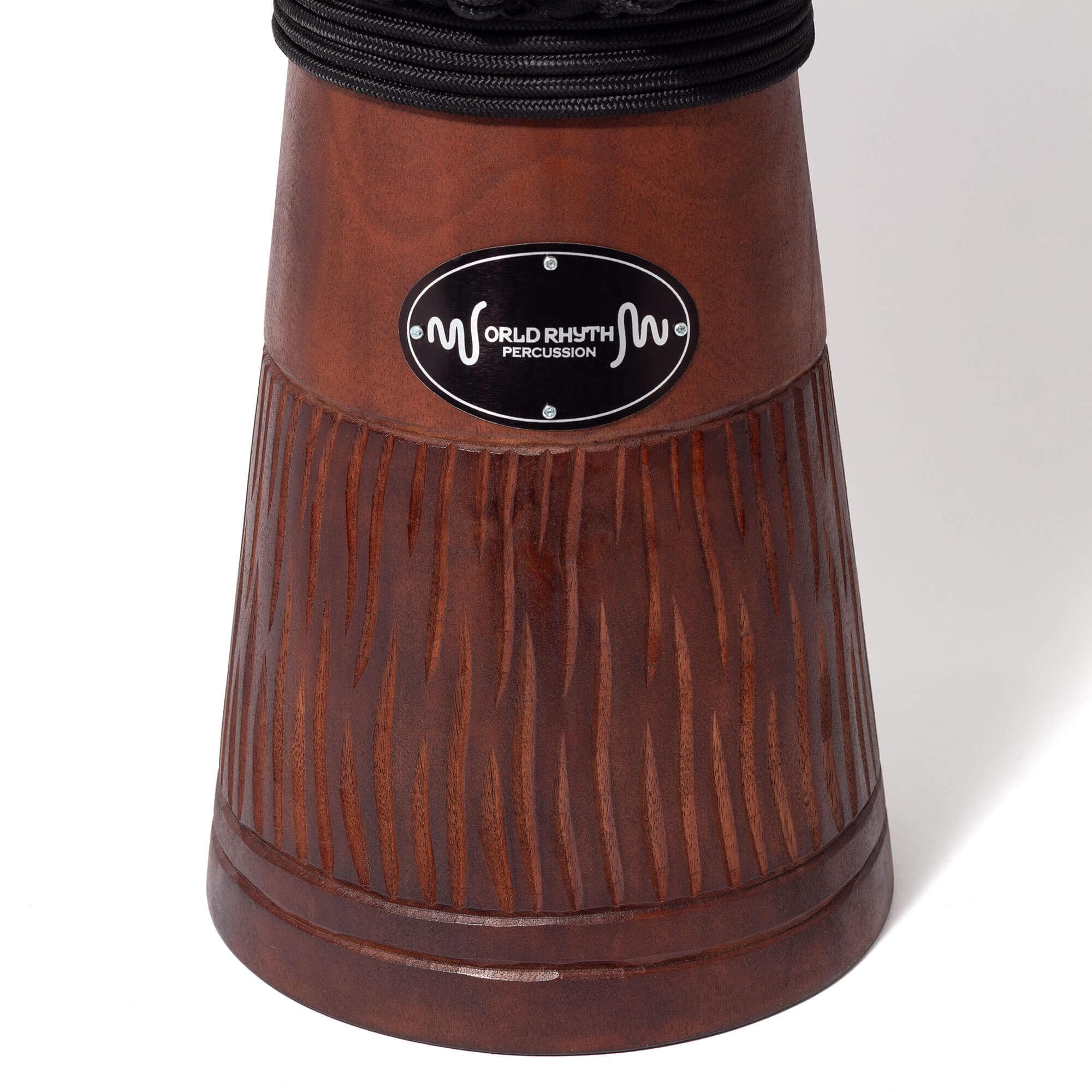 Tambor Djembe de 30 cm con Cabeza Sintética de 7" | Estilo Africano, Tallado a Mano - para Artistas, Círculos de Tambor, Escuelas, Talleres Grupales