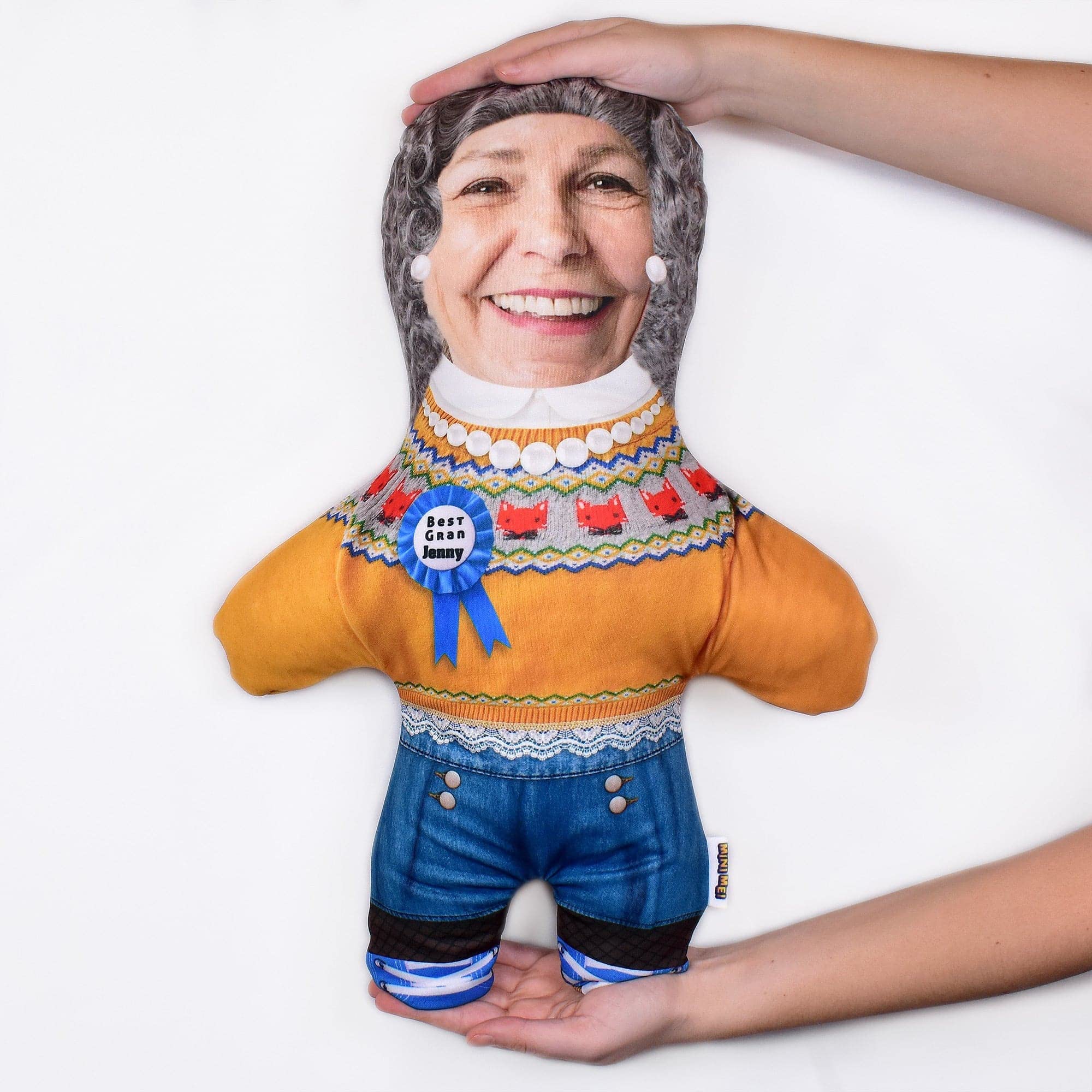 Mini Me! Grandma Doll | Personalised Teddy | Novelty Gift Of The Year Finalist | Approx 33Cm X 46Cm The Original Doll | Made In Gb