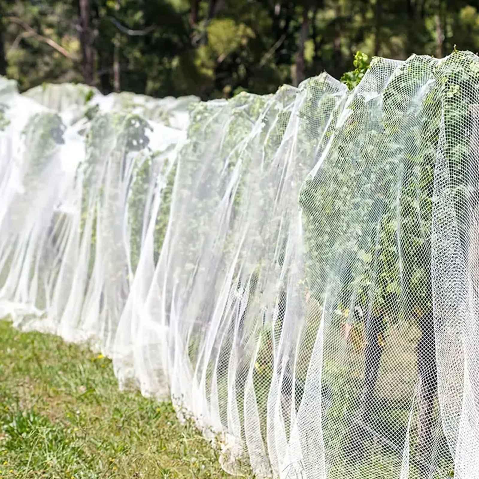 Rete Anti Insetti,Rete Anti Insetti per Orto,Rete di Protezione dagli Insetti,Rete Anti Uccelli,Rete di Protezione delle Piante,Reti Protettive da Giardino,Colture e Serre,1.2 * 50m