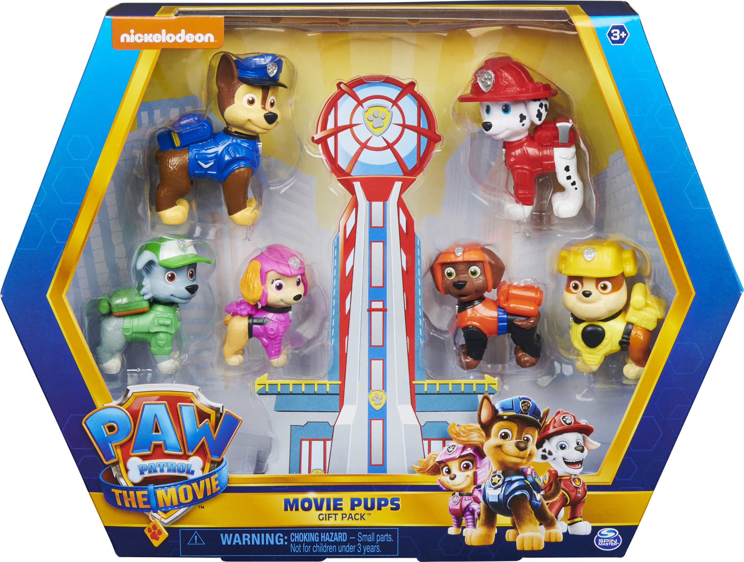PAW PATROL Movie Pups Gift Pack with 6 Collectible Toy Figures, Kids’ Toys for Ages 3 and up Multicolor 6060361