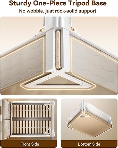 Miniatura 3 de Rieles de cama para niños pequeños, paquete de 3, barandilla gruesa y reforzada con diseño sin clavos, rieles de altura ajustable para cama de