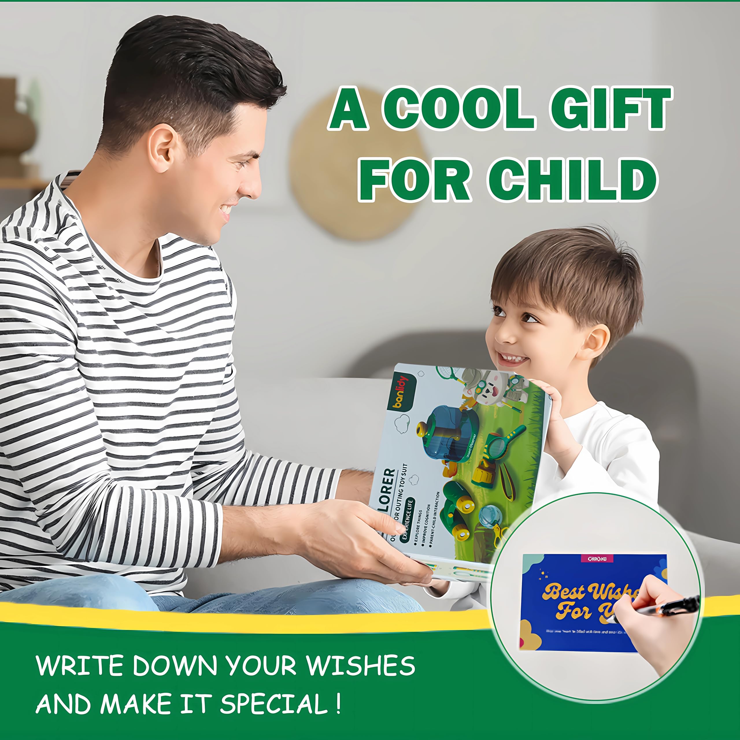 CR8OAS Kids Explorer Kit - 10 Pcs Outdoor Toys with Bug Catcher for Kids, Binoculars & More, STEM Educational Toy for Boys & Girls, Ideal Gift for Nature Exploration, Hiking, Camping, Adventure - Image 6