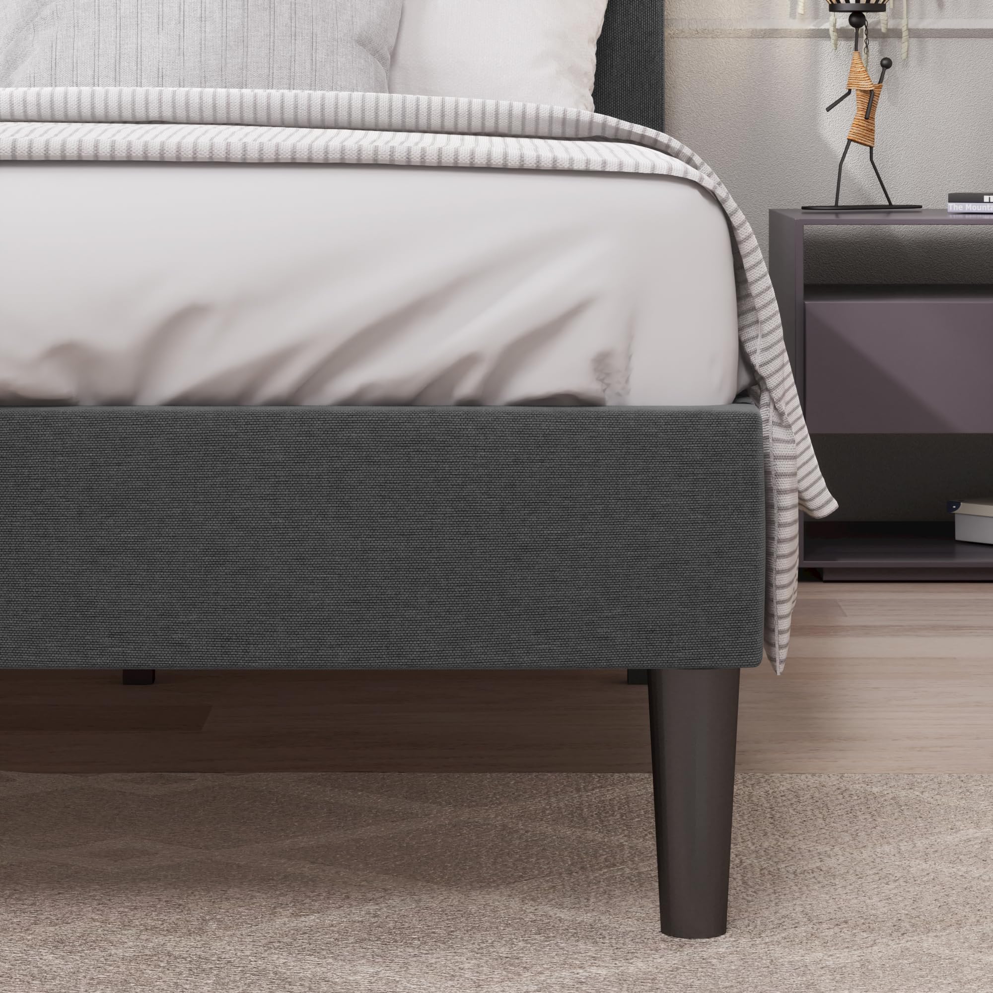 【ムムさん専用】Nodress Gray Low-Waist Amazon.com: ZINUS Maddon Upholstered Platform Bed Frame with USB