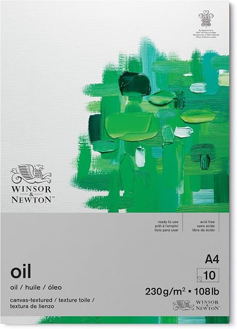 Winsor & Newton,White 6532006 Oil Pad, 10 Sheet, A4 Size