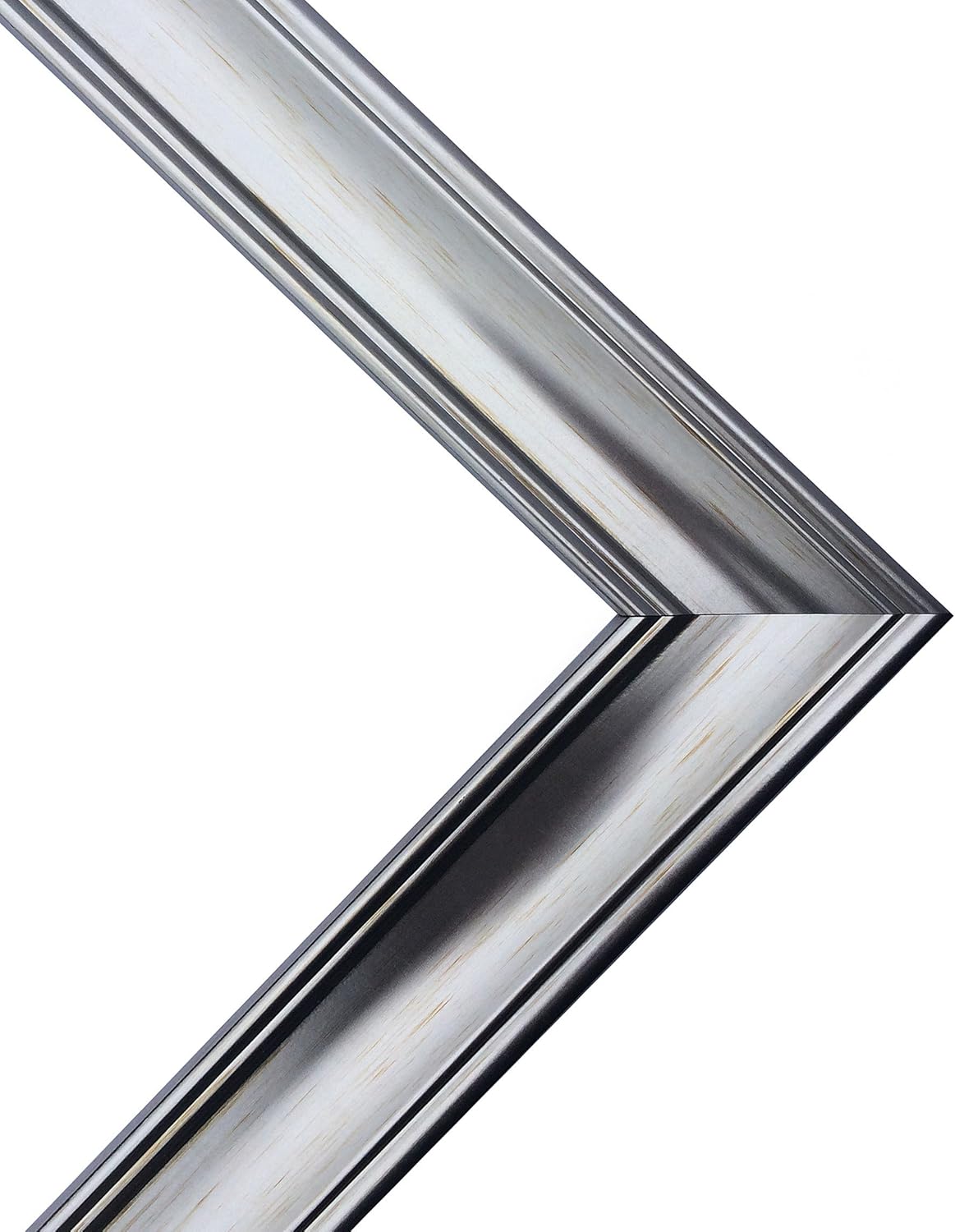 FRAMES BY POST Scandi Vintage Silver Photo Frame with White Mount and backing board 36 x 24 For Image size 30 x 20