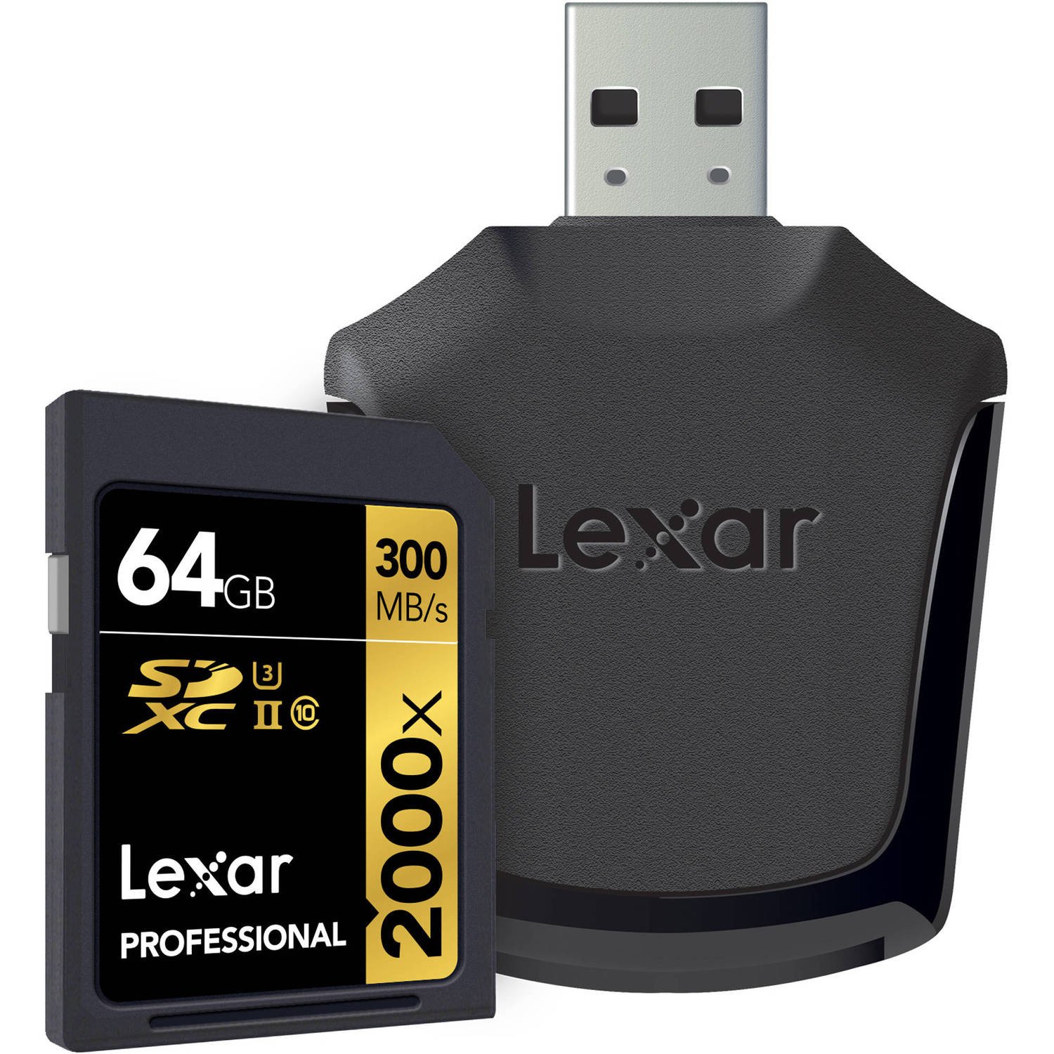 Lexar LEXEP LSD64GCRBEU2000R Progettato per fotografi professionisti e videografi, così come gli appassionati di foto e video, l'alta velocità, ()