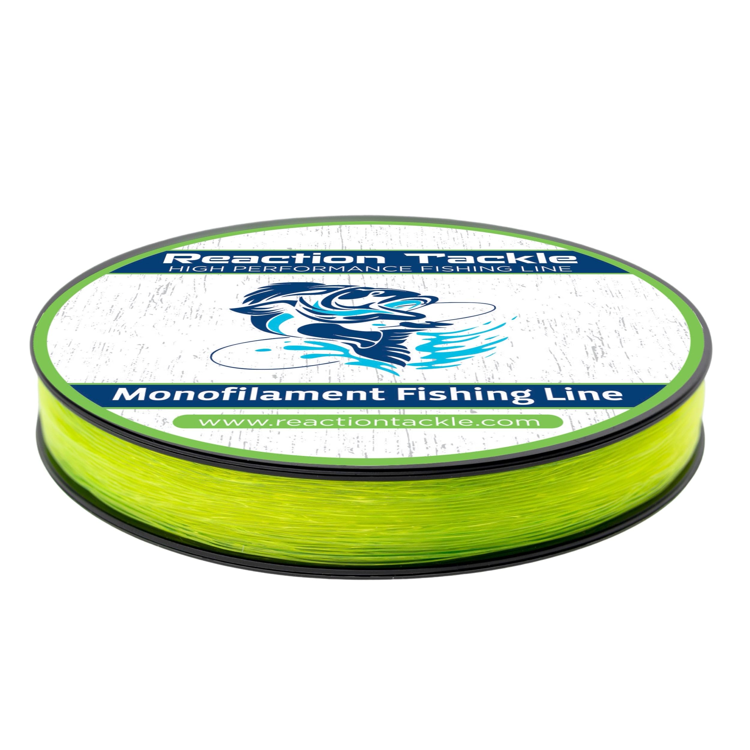 Reaction Tackle Monofilament Fishing Line, Pro Grade Nylon Mono Line
