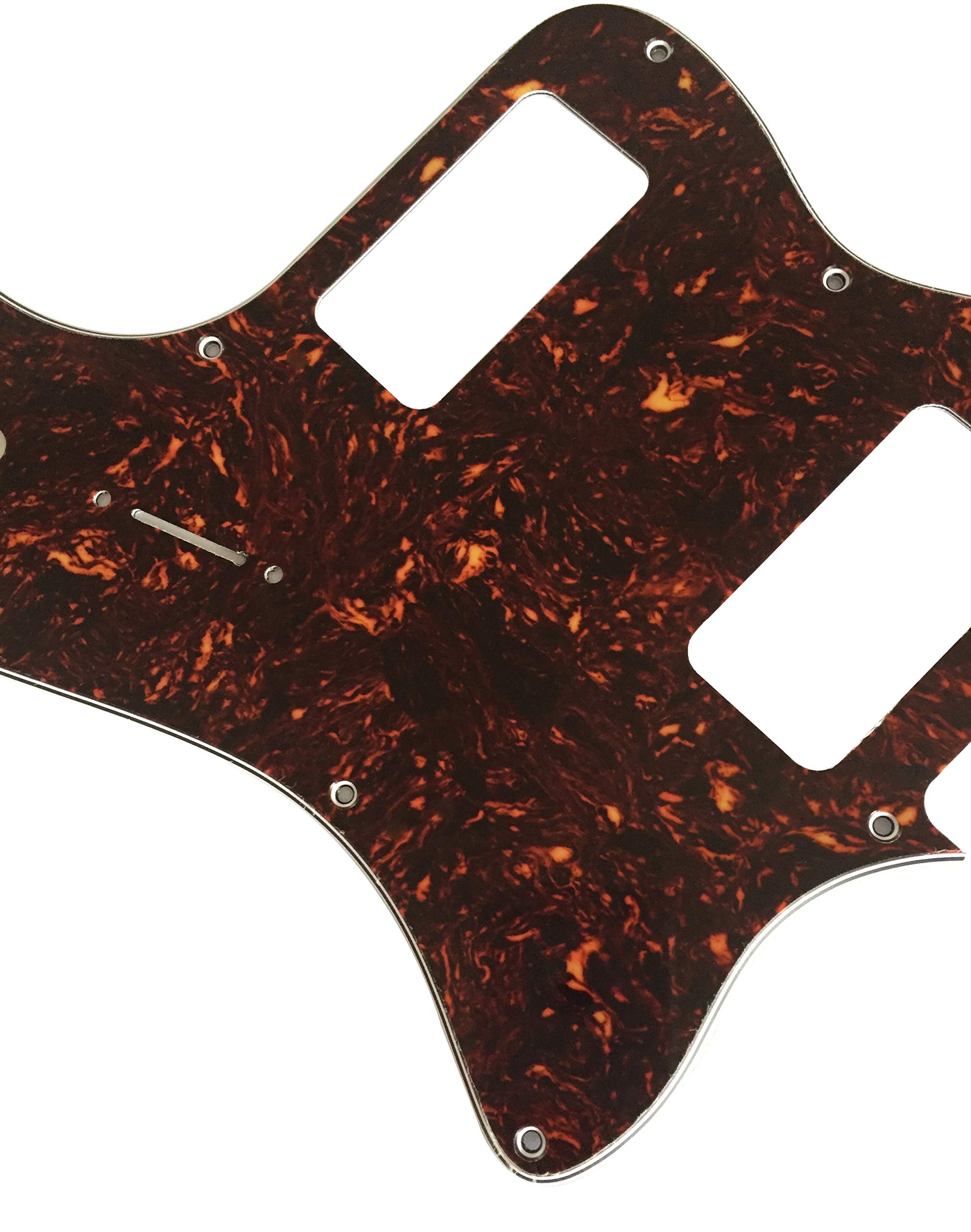 Guitar Parts For Fender '72 Telecaster Thinline TV Jones Guitar Pickguard (4 Ply Brown Tortoise)